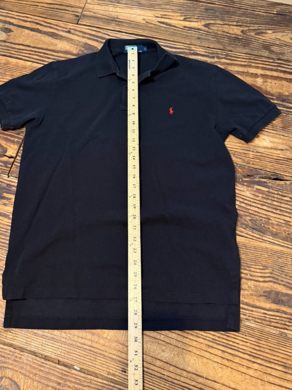 Lot of 3 VINTAGE Polo Ralph Lauren Polo Shirts Men's Large Black Yellow Purple - Picture 5 of 14